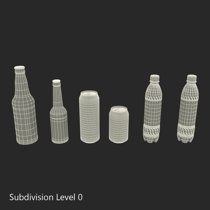 3D model Bottles Collection 3